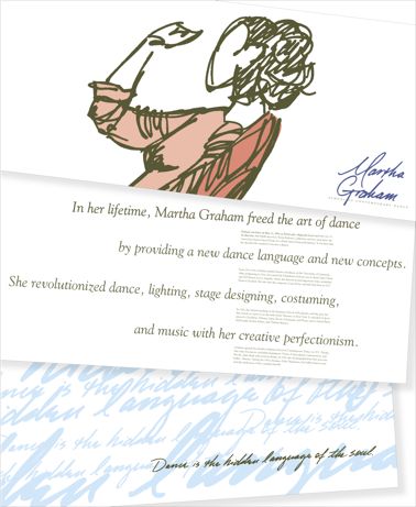 robert griffin 'martha graham' design | simple pretty