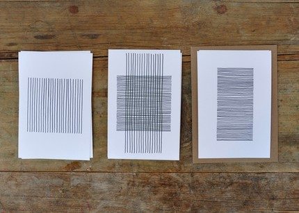 pawlingcards pawling print studio 'lines' cards | simple pretty