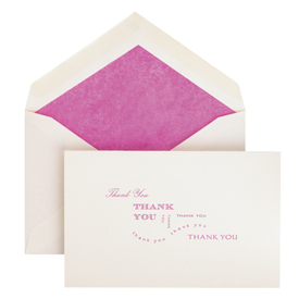 smythson thank you note | simple pretty