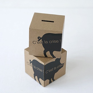 billet piggy bank | simple pretty