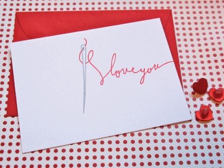 d.sharp valentine's card | simple pretty