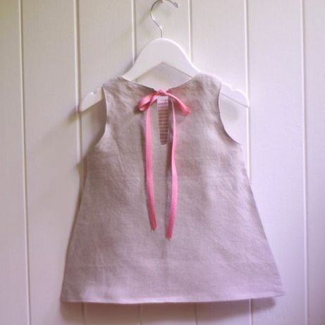 kurashi simple pink girl's dress | simple pretty