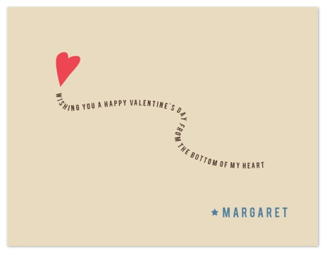 "bottom of my heart" by connors creative for minted | simple pretty