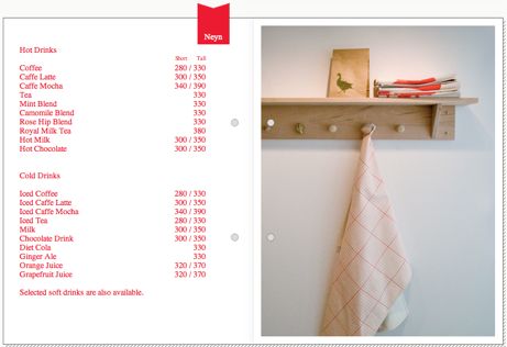 neyn doughnuts, menu | simple pretty