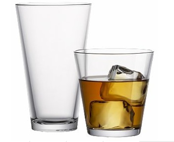 cb2 double old-fashioned glass | simple pretty