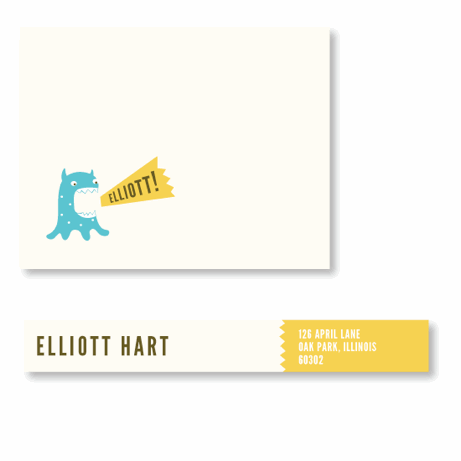 elliott!minted leslie hamer stationery design for minted | simple pretty