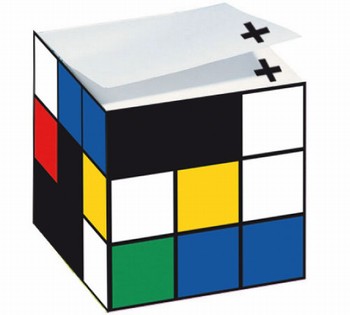 rubikspad rubik's cube notepad | simple pretty