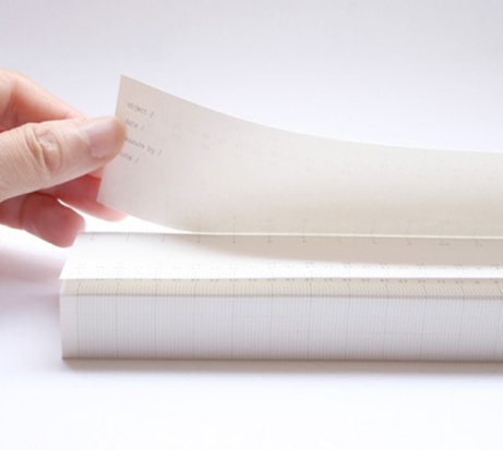 agua world ruler note pad | simple pretty