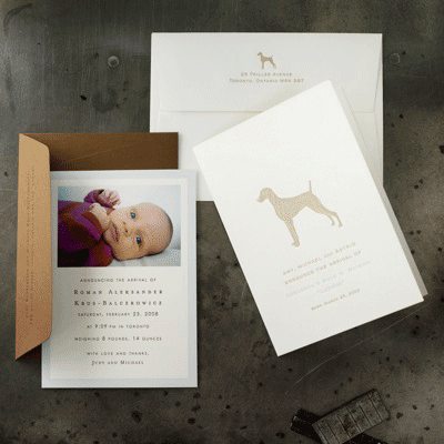 pantry press announcements for new baby and new dog | simple pretty