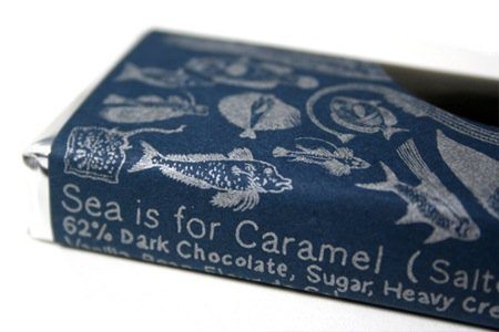 sweeteeth 'sea is for caramel' chocolate bar | simple pretty