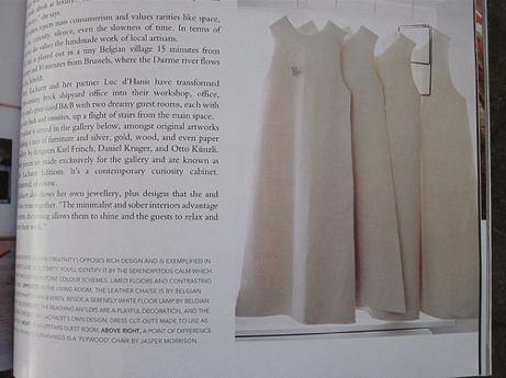 curtainofdresses sofie lachaert dress cut-outs in vogue living 2010 | simple pretty