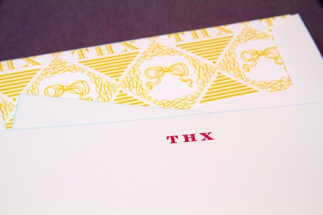 cheree berry 'thx' card | simple pretty