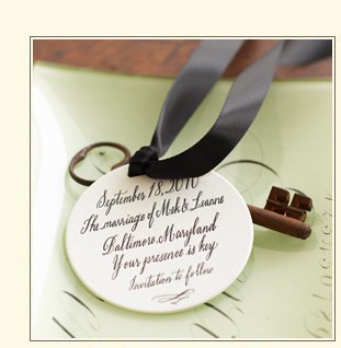 maybelleyourpresenceiskey maybelle key-themed saved the date | simple pretty