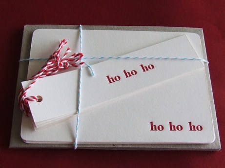 ruby victoria printmaking and letterpress/christmas tags and cards | simple pretty