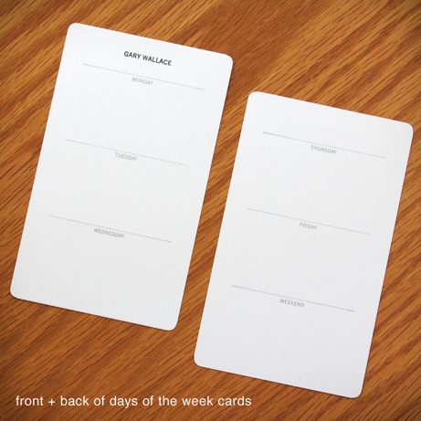 inkellodays inkello personalized index cards | simple pretty