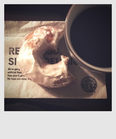 huckdonut doughnut and coffee | simple pretty