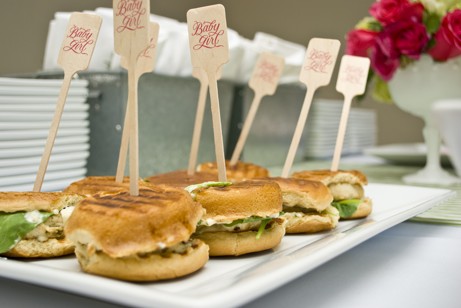 babygirltags sugar paper baby shower 'baby girl' tags | simple pretty