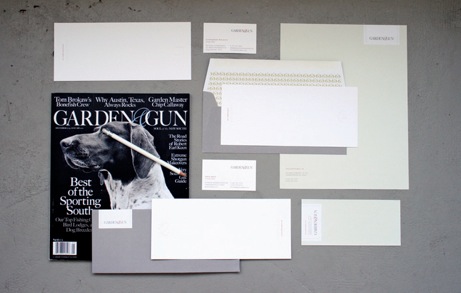 stitchgardengun stitch design co identity work for garden and gun magazine | simple pretty