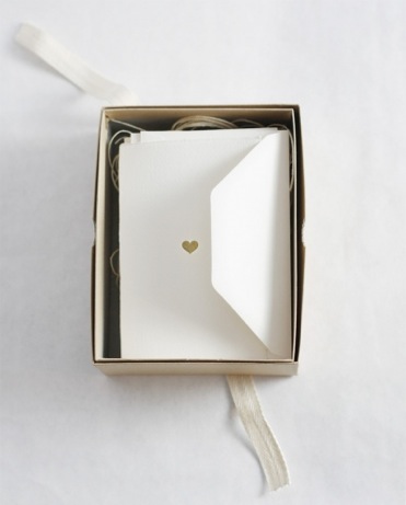 besottedheartofgold besotted brand gold heart hand-printed stationery set | simple pretty