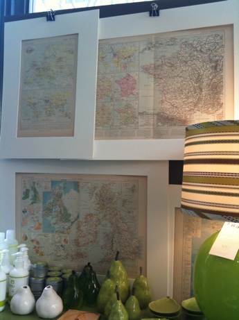 wk3 antique maps at watson kennedy, seattle | simple pretty