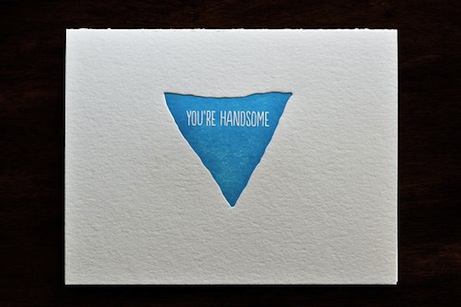 inkmeetshandsome ink meets paper greeting card | simple pretty