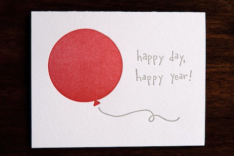 inkmeetspaperbday ink meets paper greeting card | simple pretty