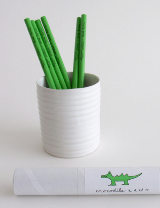 crocodilestationery2 crocodile and stationery exhibition at claska, japan | simple pretty