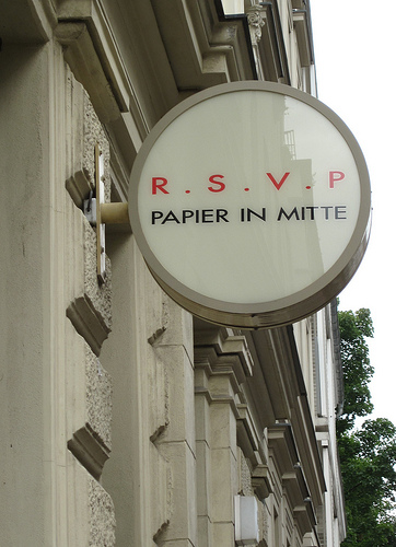 rsvpsign rsvp papier, berlin | simple pretty