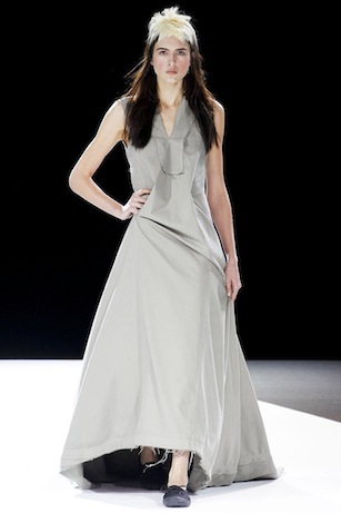 yohjispring131 yohji yamamoto spring 2013, look 1 | simple pretty