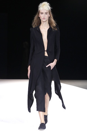 yohjispring134 yohji yamamoto spring 2013, look 4 | simple pretty