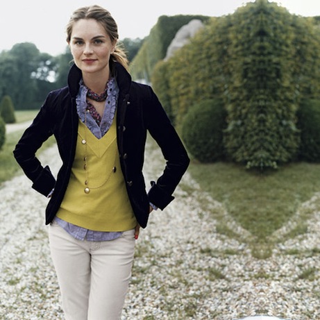 anouckjcrew2007 anouck lepère in j.crew catalog | simple prett