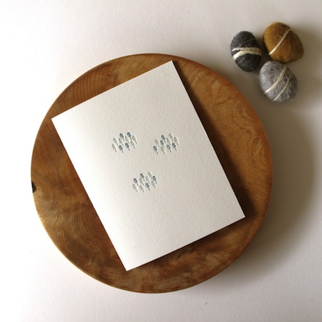 satsuma_tinyforest satsuma press 'tiny forest' card | simple pretty