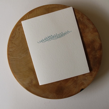 satsuma_wave satsuma press 'wave' card | simple pretty