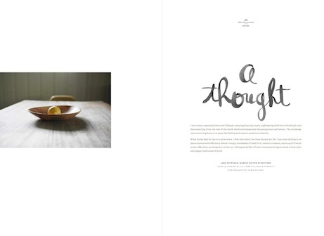 WAYFARE01_FW12_THOUGHT wayfare magazine, print edition | simple pretty