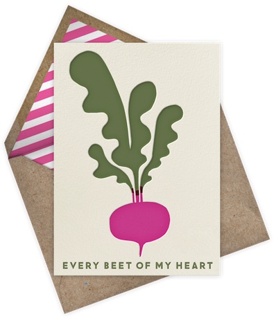 Beet of My Heart - Paperless Post erin jang valentines for paperless post | simple pretty