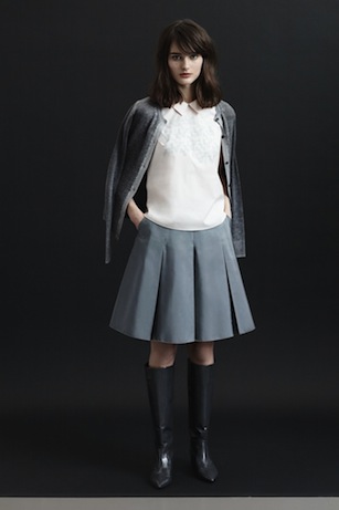 jsnavyfall1315 jil sander navy fall 2013, look 15 | simple pretty