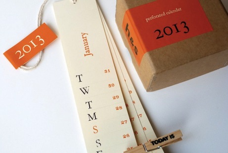 hs_perfcalendar harrington and squires letterpress, london | simple pretty