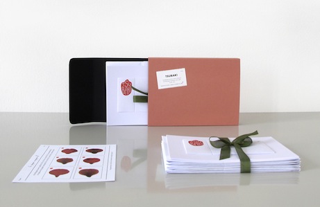 lpv_tsubaki le pigeon voyageur camellia stationery set | simple pretty