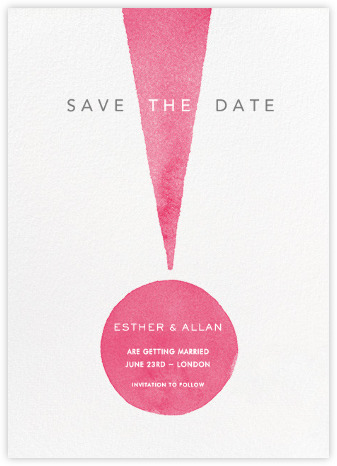 paperless post 'forte' save-the-date | simple pretty