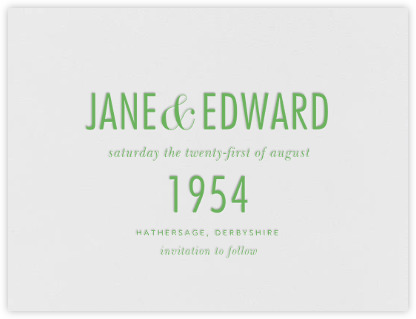 paperless post 'mirabillis' save-the-date | simple pretty