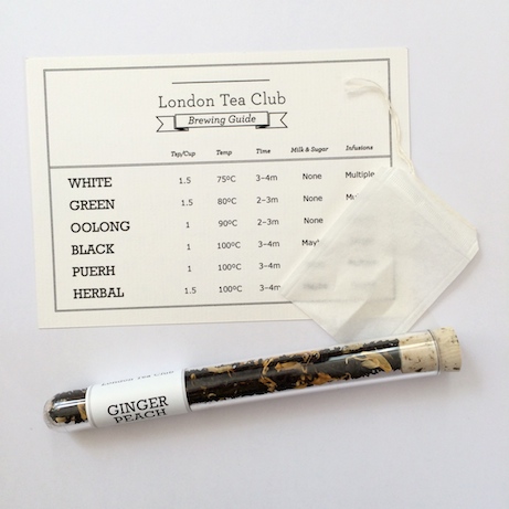 london tea club brewing guide and tea | simple pretty