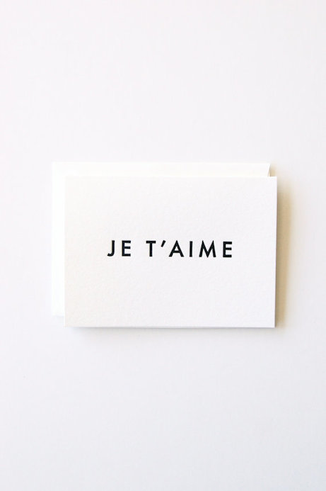 in haus press // je t'aime | simple pretty