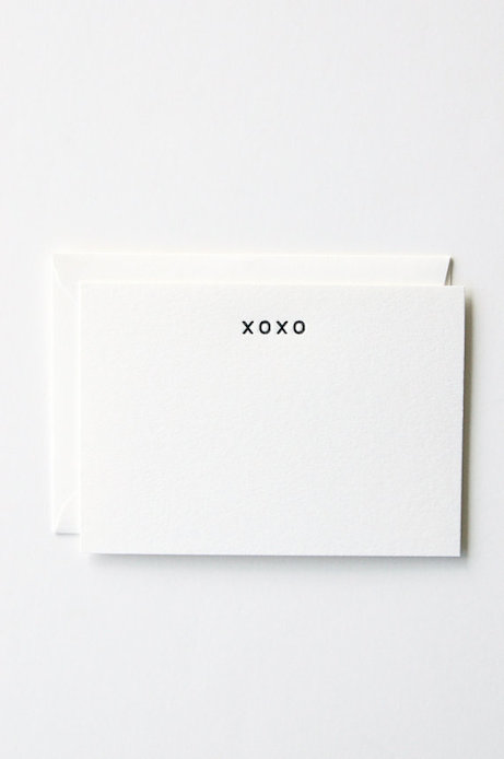 in haus press // xoxo card set | simple pretty
