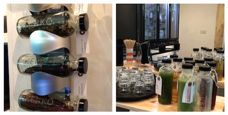 kenkō tea bar, old street pop-up | simple pretty