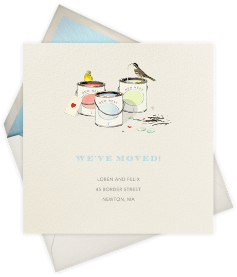 felix doolittle for paperless post, 'paint samples' simple pretty