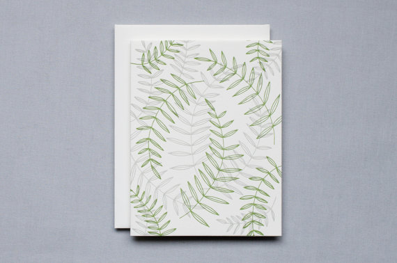 birdwalk press herbarium greeting card | simple pretty