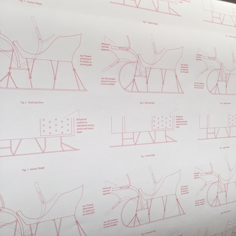 sleigh wrap: miks letterpress+ // NSS 2015 | simple pretty