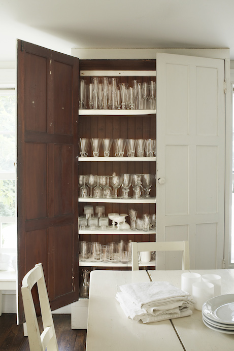 tricia foley life|style glassware cabinet | simple pretty