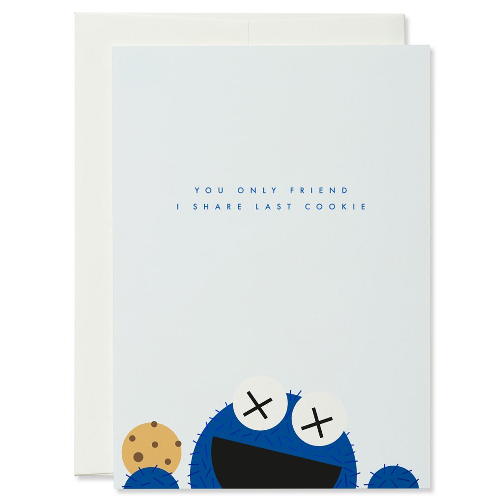 thie studios BFF card | simple pretty