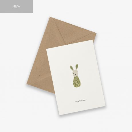 kartotek 'hello little one' greeting card | simple pretty